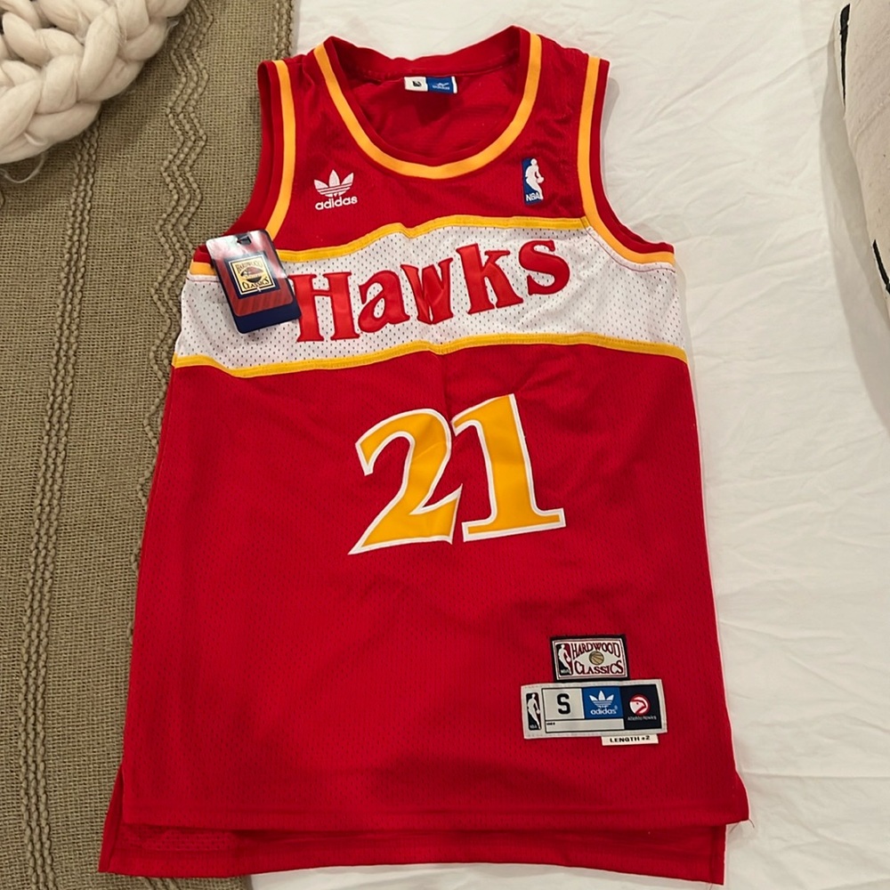 Authentic Hardwood Classics Atlanta Hawks Dominique Wilkins Jersey - S